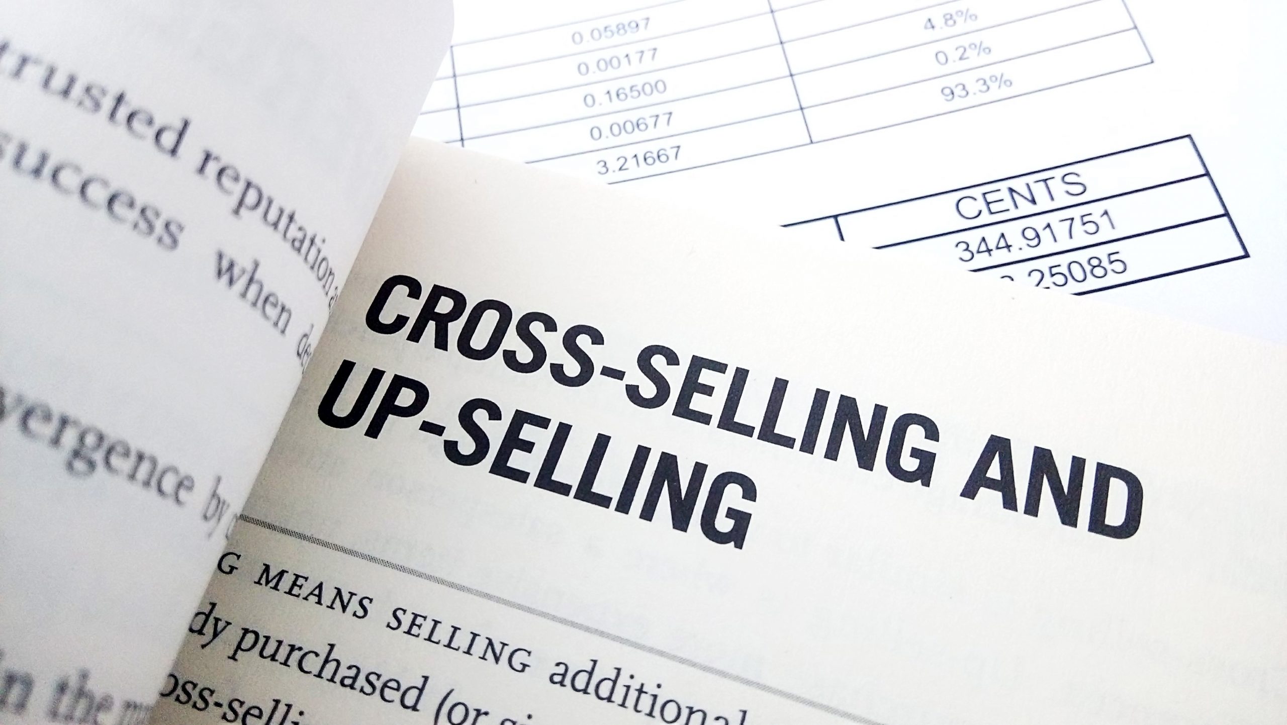 upselling and cross selling